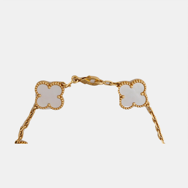 Vintage Alhambra 18k Gold Bracelet