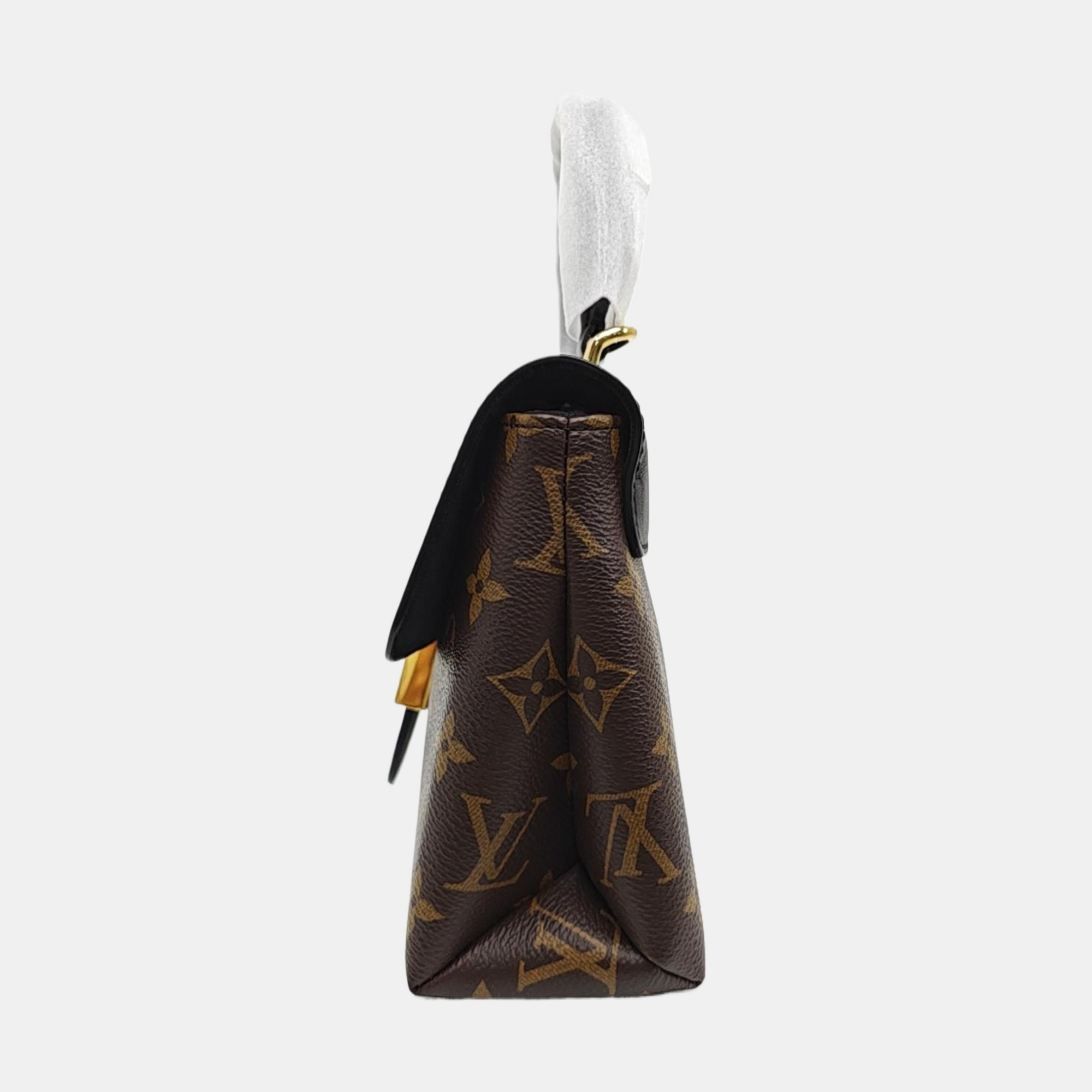 LOCKY BB Monogram Coated Canvas Brown
