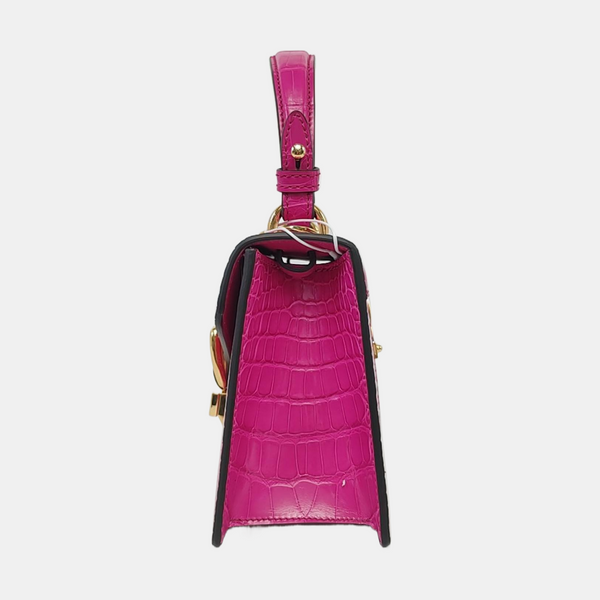 Sylvie Mini Crocodile Red