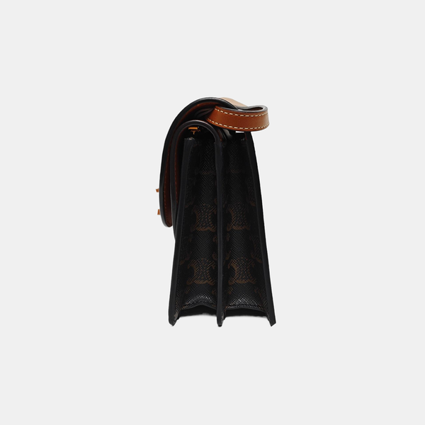 TRIOMPHE CANVAS Coated Canvas Brown