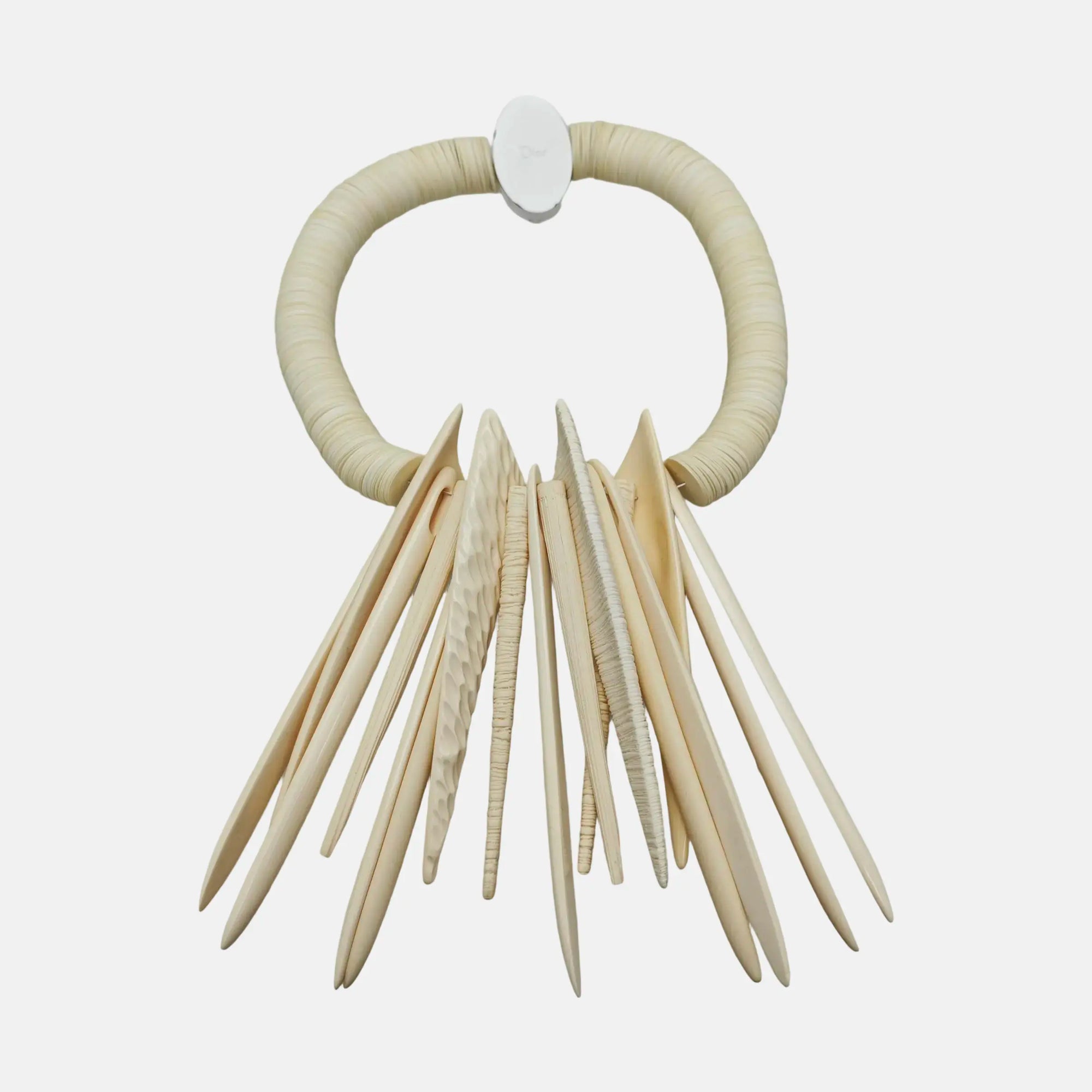 Resin White Necklace