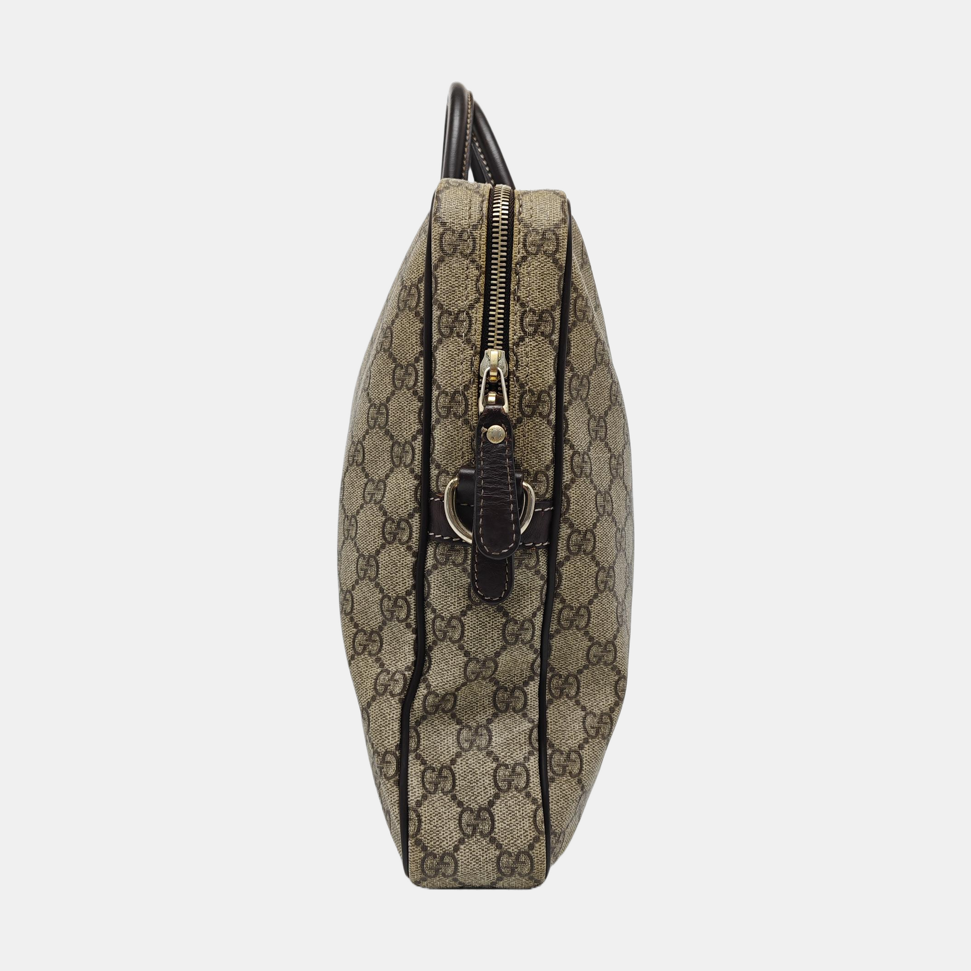 Duffle Monogram Coated Canvas Beige