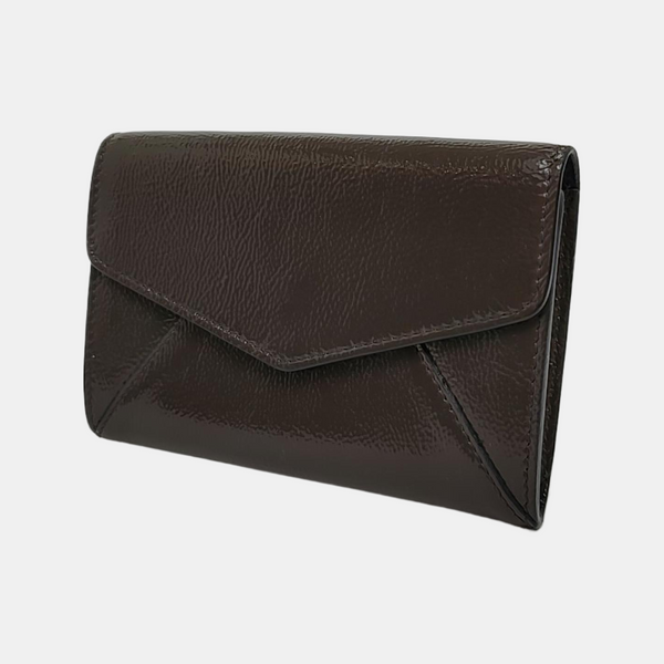 Patent Leather Wallet Green