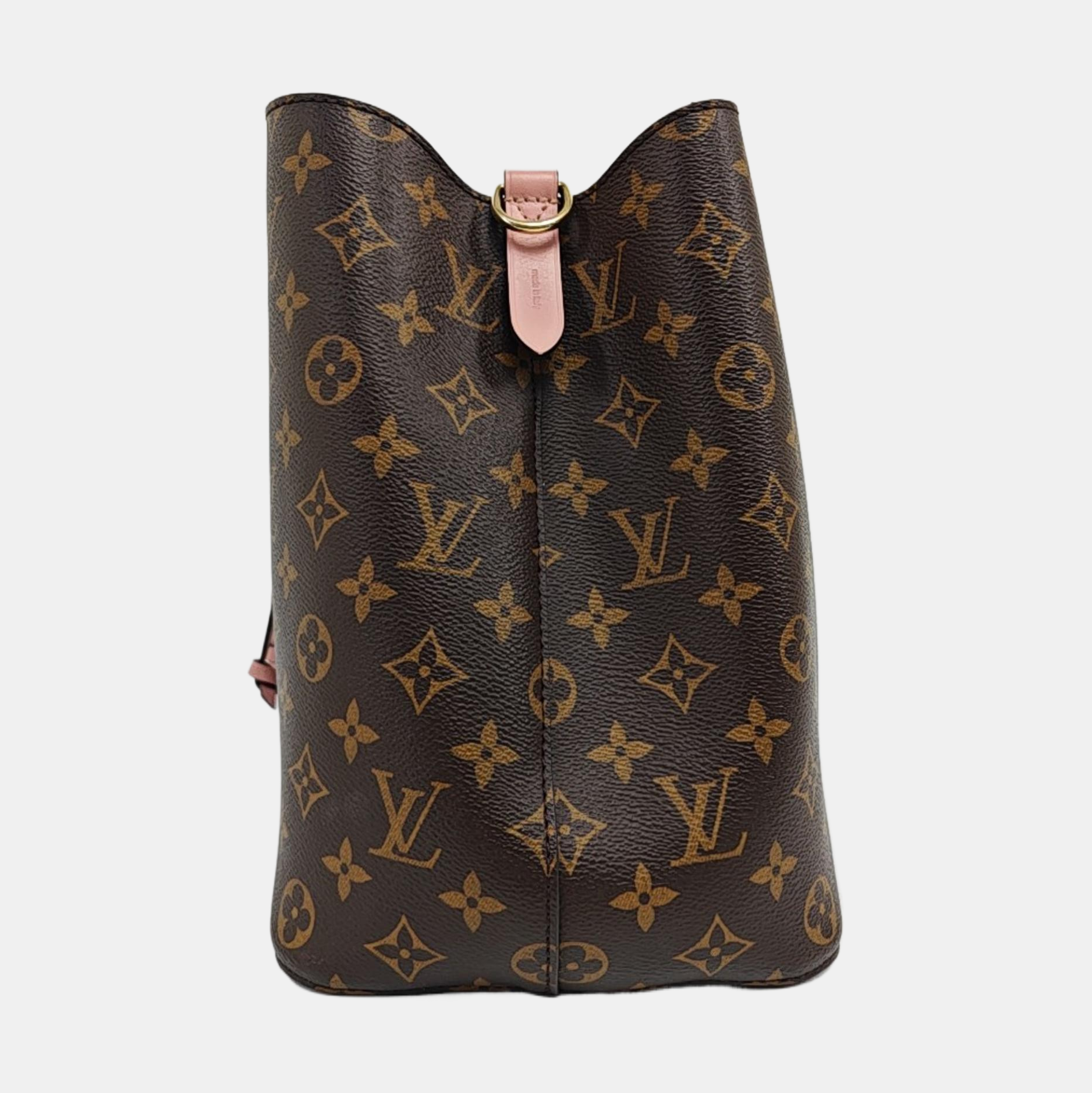 NÉONOÉ MM Monogram Coated Canvas Brown