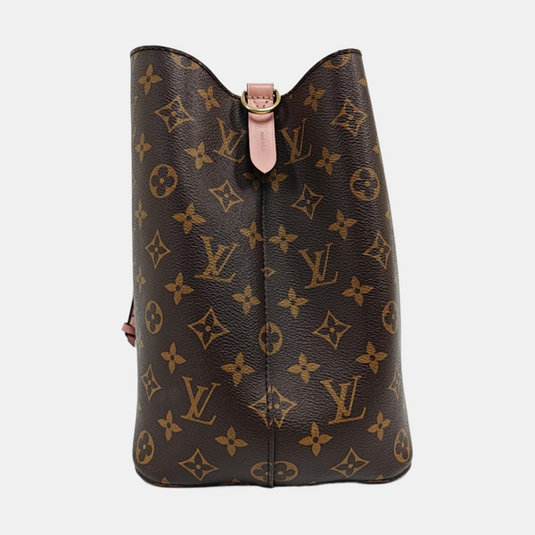 NÉONOÉ MM Monogram Coated Canvas Brown