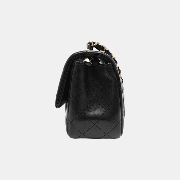 CLASSIC FLAP Mini Quilted Lambskin Black