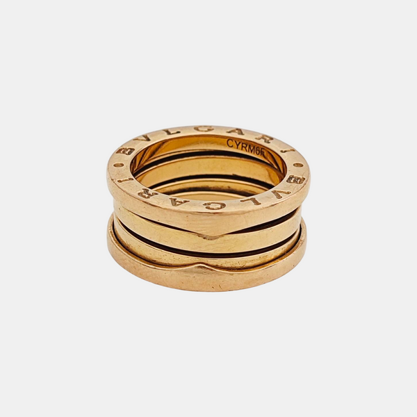 B.ZERO1 18k Rose Gold Ring EU 49