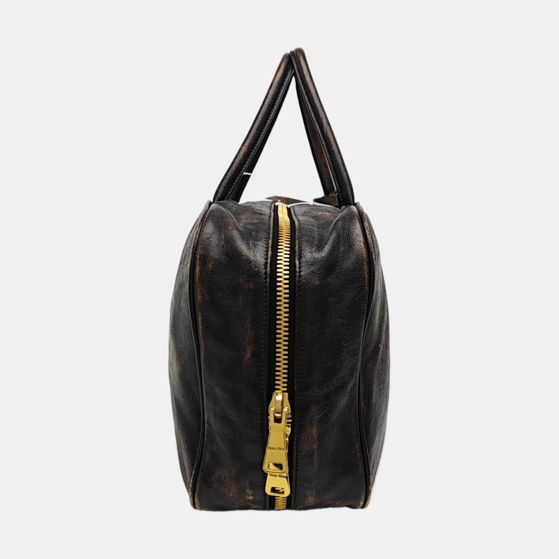 Beau Large Lambskin Brown