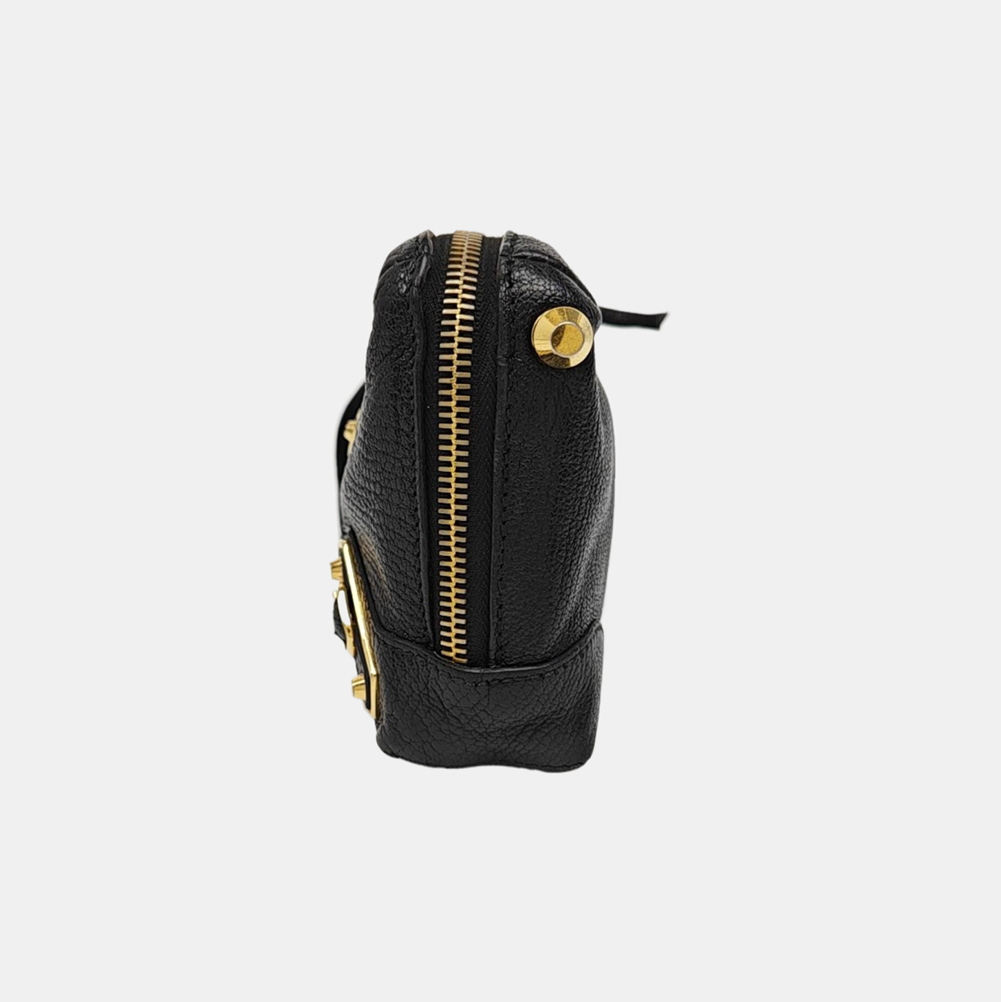 Calfskin Shoulder Bag Black