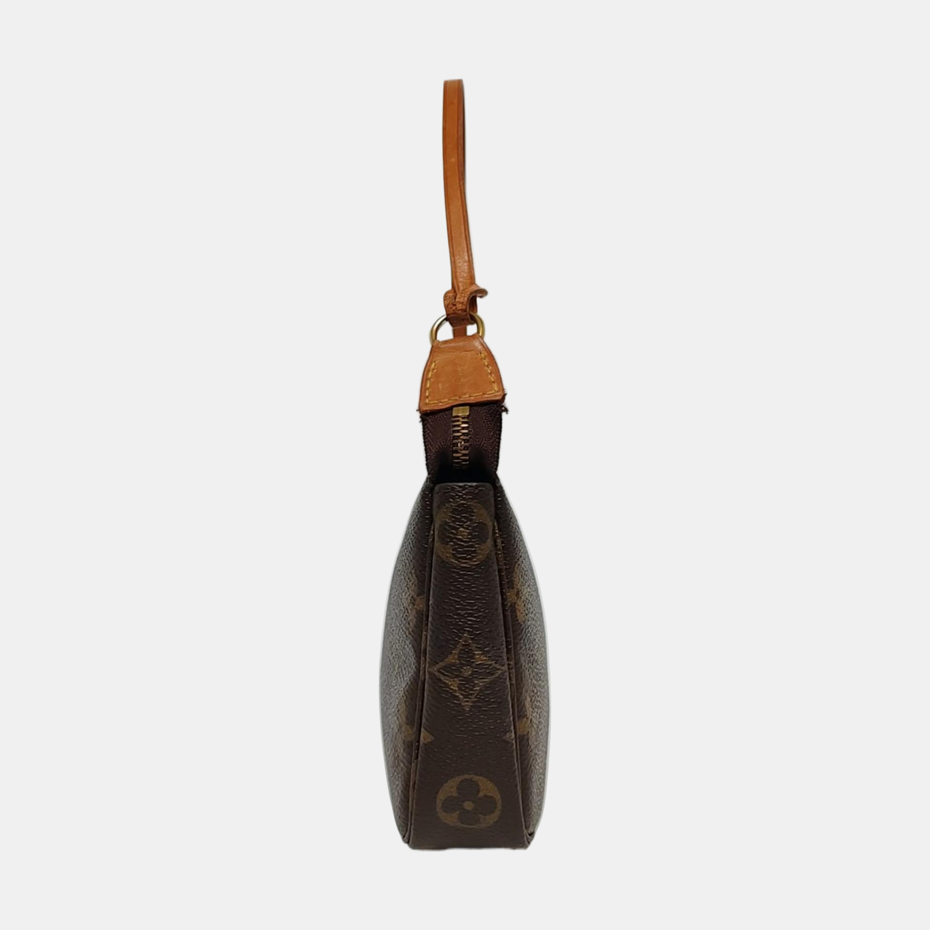 ACCESSOIRES Monogram Coated Canvas Brown