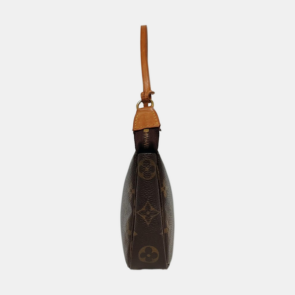 ACCESSOIRES Monogram Coated Canvas Brown