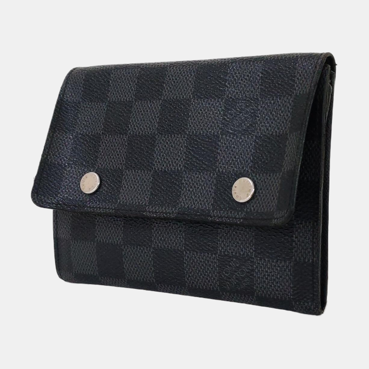 MODULABLE Damier Graphite Coated Canvas Black Wallet
