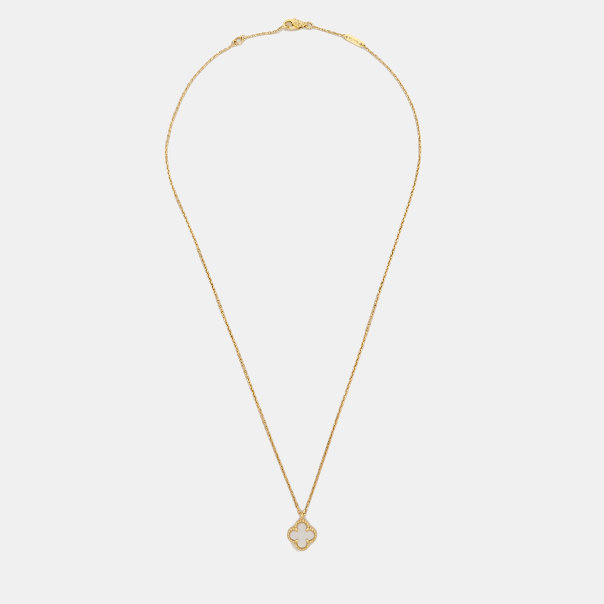 Sweet Alhambra 18k Gold Necklace