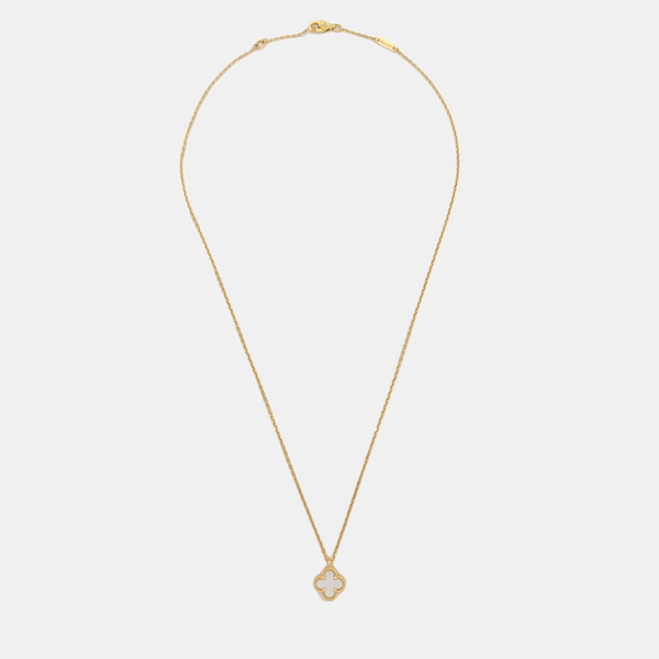 Sweet Alhambra 18k Gold Necklace
