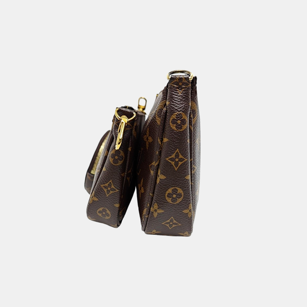 MULTI Monogram Coated Canvas Brown