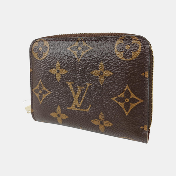 ZIPPY Monogram Coated Canvas Brown Wallet