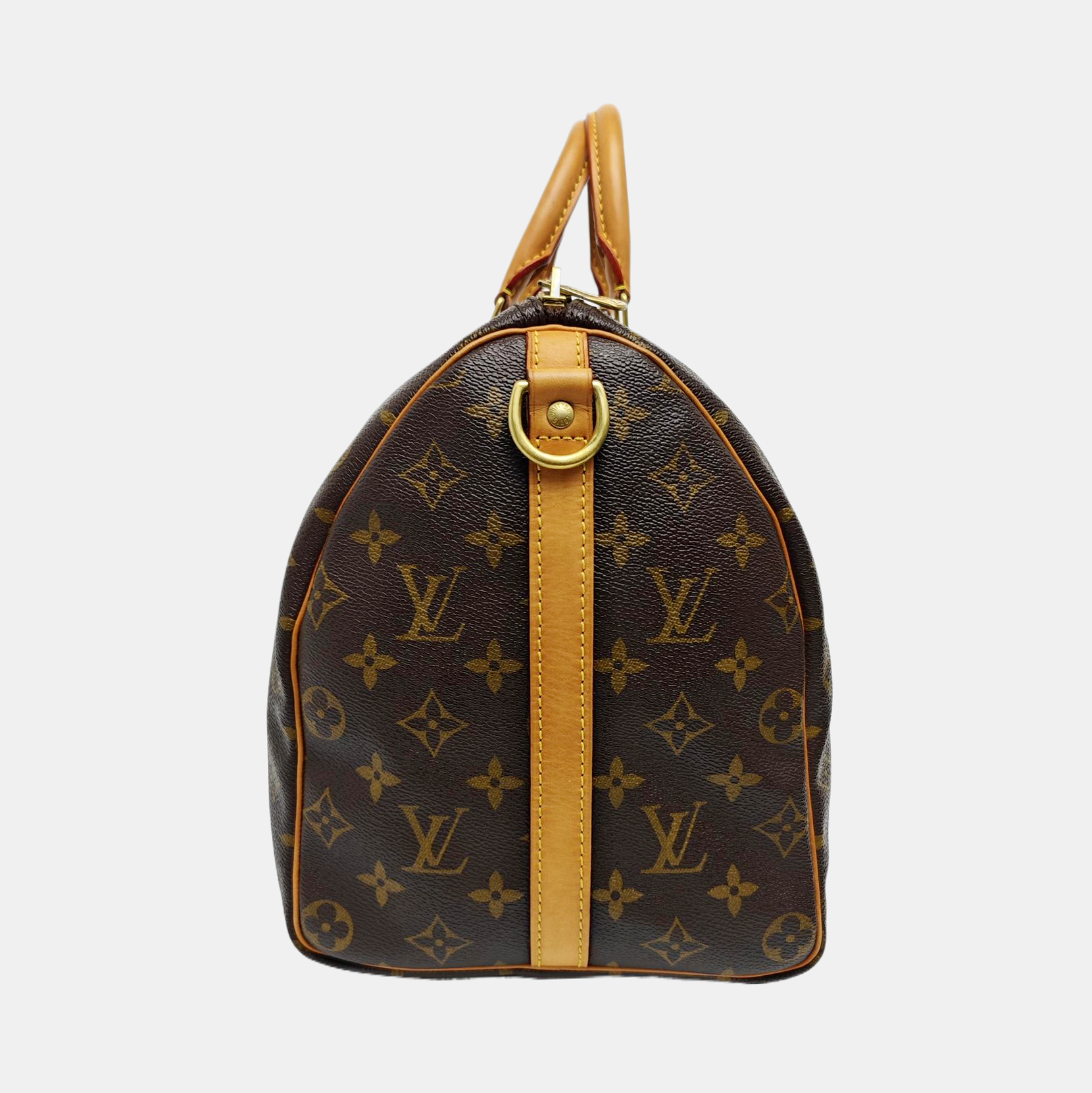 SPEEDY 35 Monogram Coated Canvas Brown