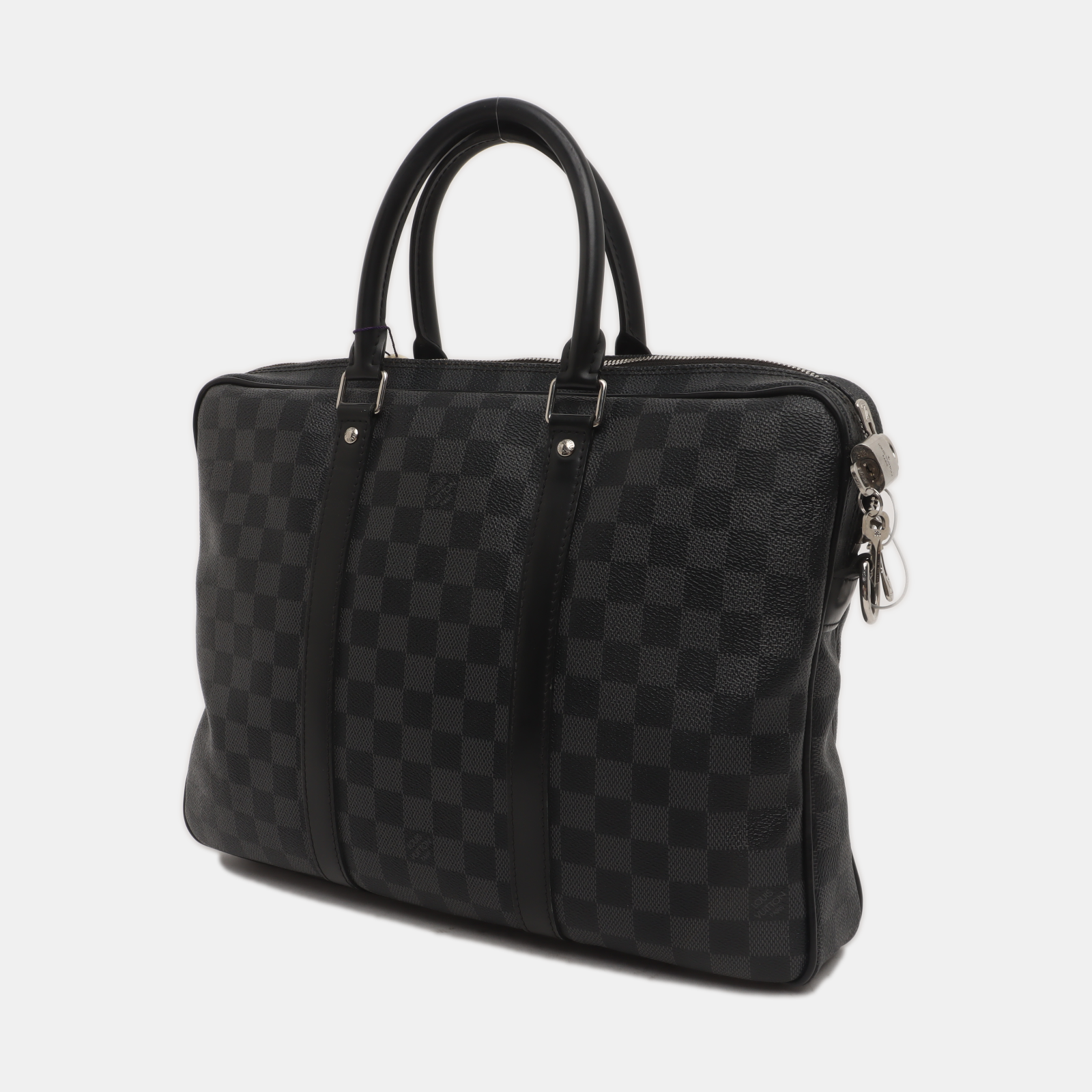 PORTE-DOCUMENTS PM Damier Graphite Coated Canvas Black