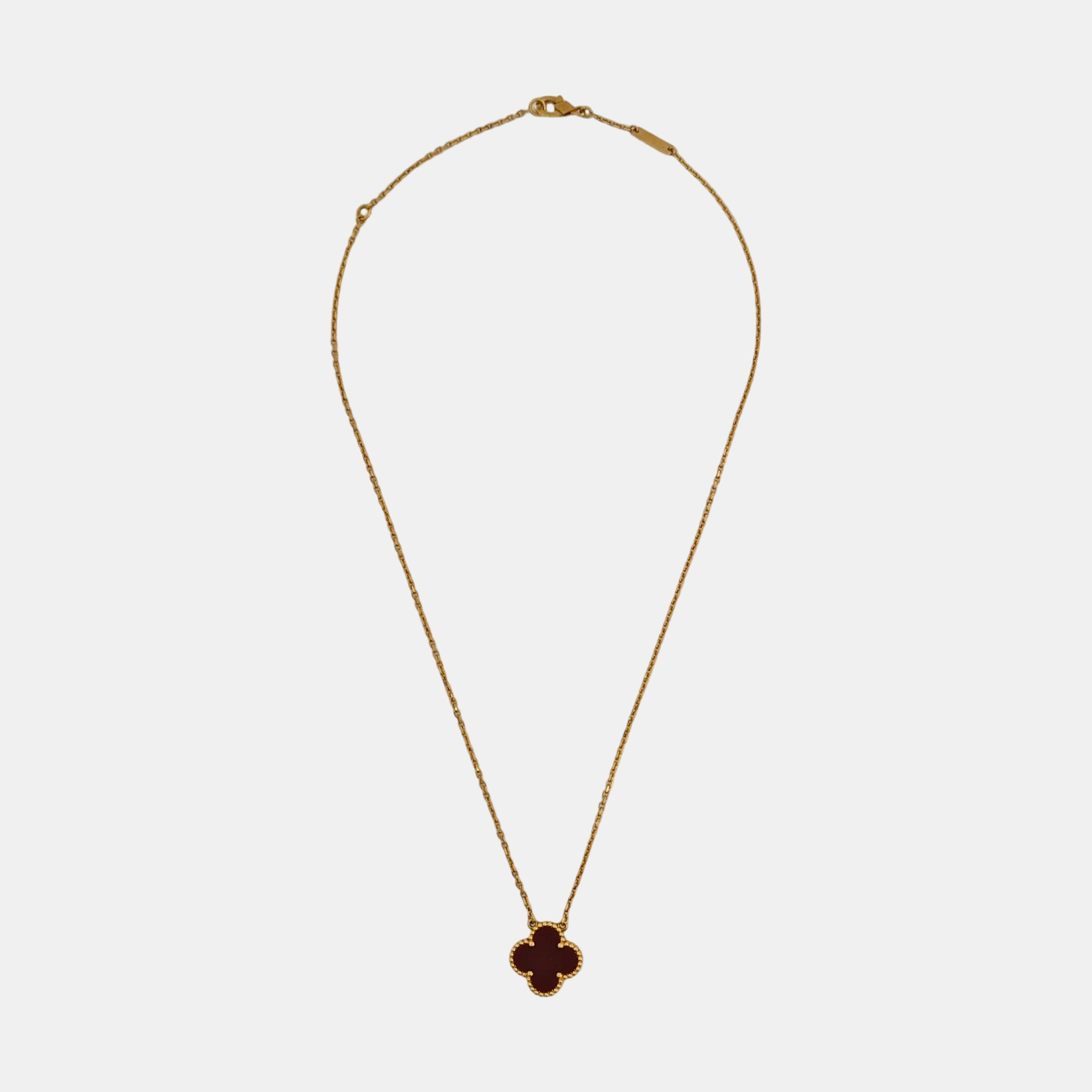 Vintage Alhambra 18k Gold Necklace