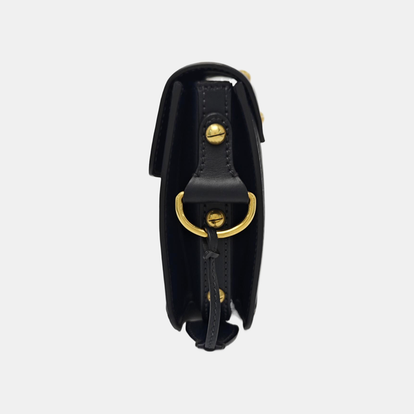 Calfskin Shoulder Bag Black