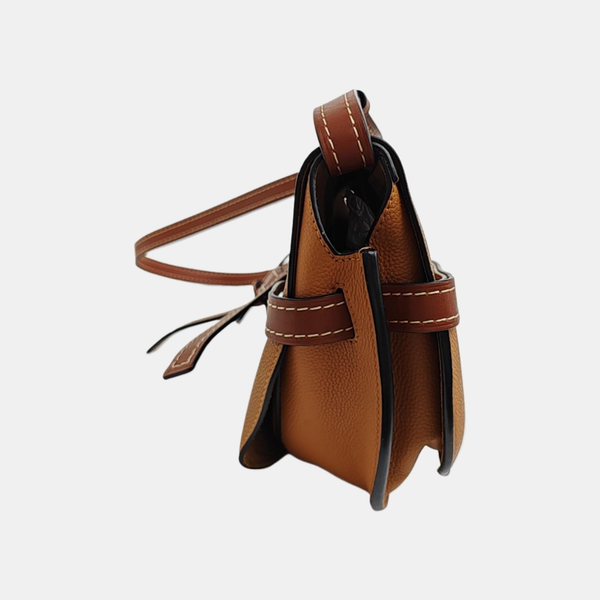 Gate Small Calfskin Brown