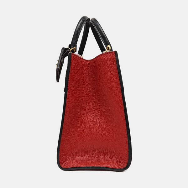 CITY STEAMER PM Calfskin Red
