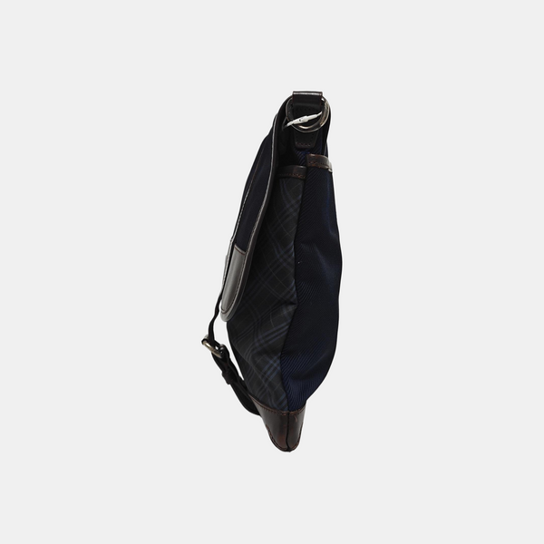 Fabric Shoulder Bag Blue