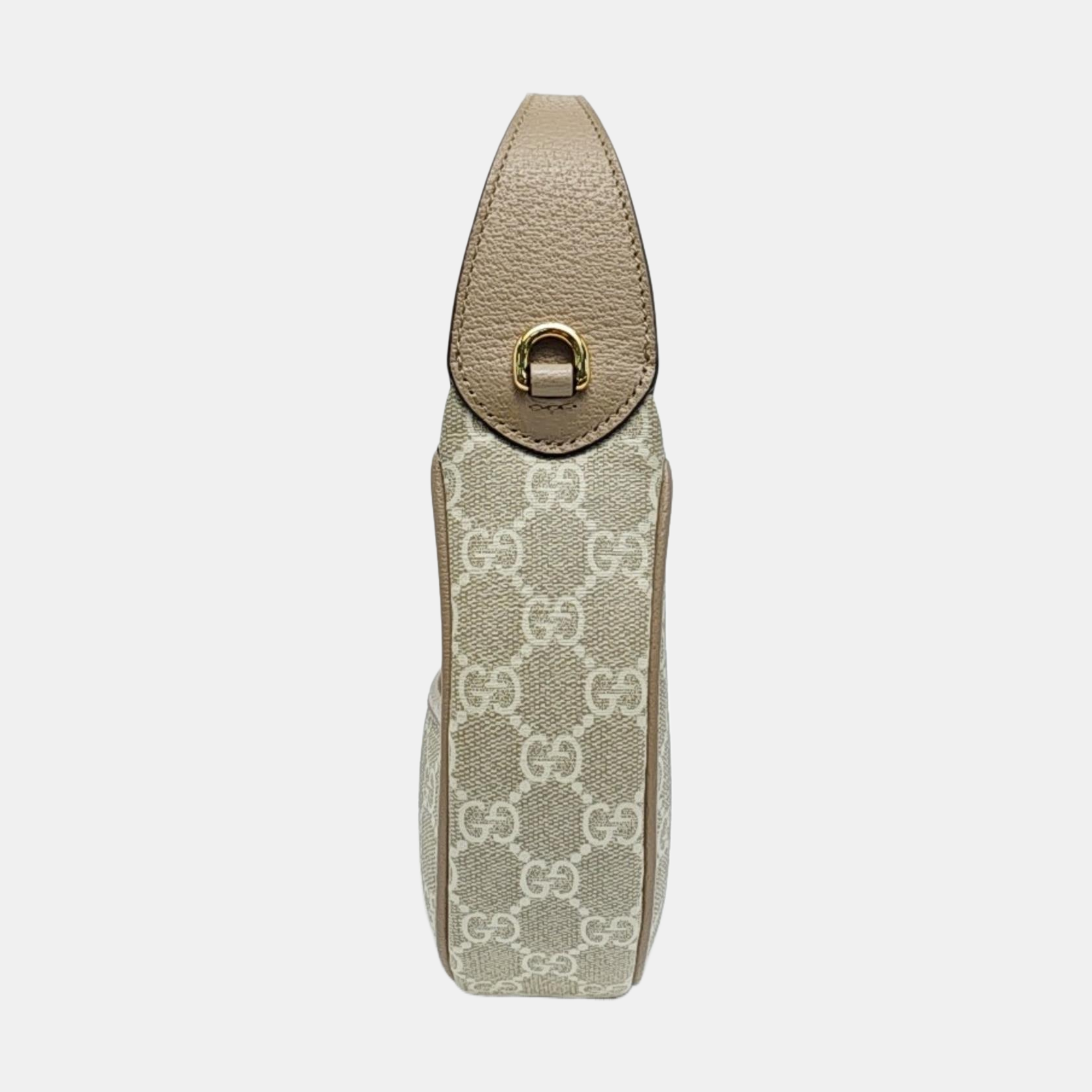 Monogram Coated Canvas Shoulder Bag Beige