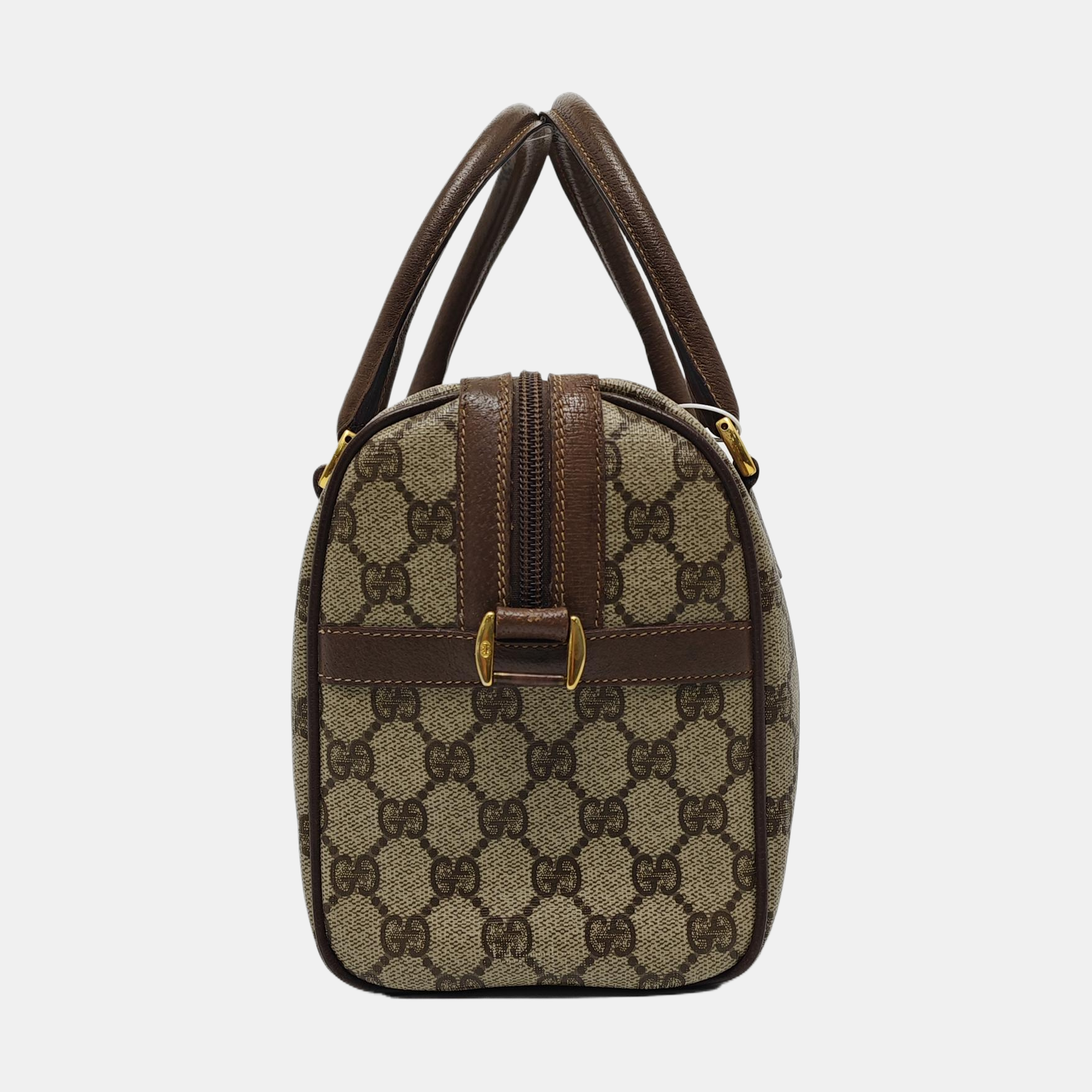 Monogram Coated Canvas Top Handle Bag Beige