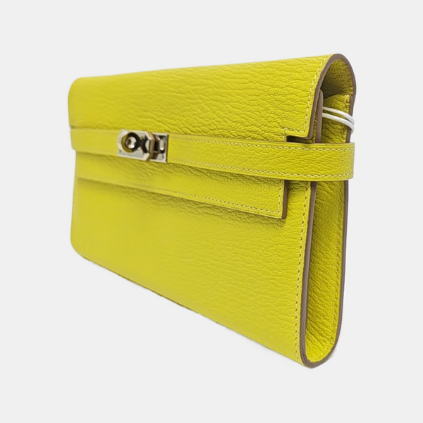 Kelly 19 Chèvre Mysore Yellow Wallet