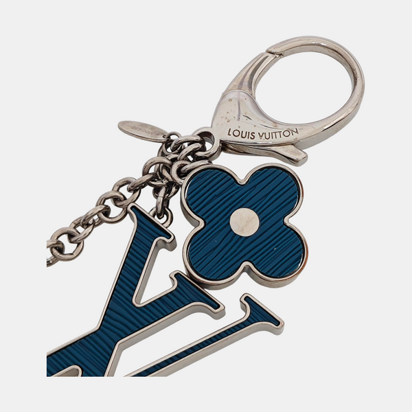 Metal Bag Charm Blue