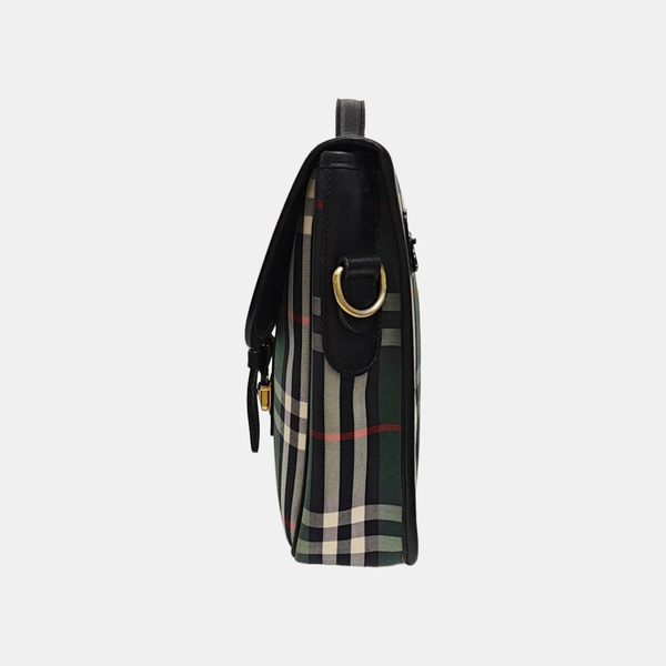Fabric Shoulder Bag Green