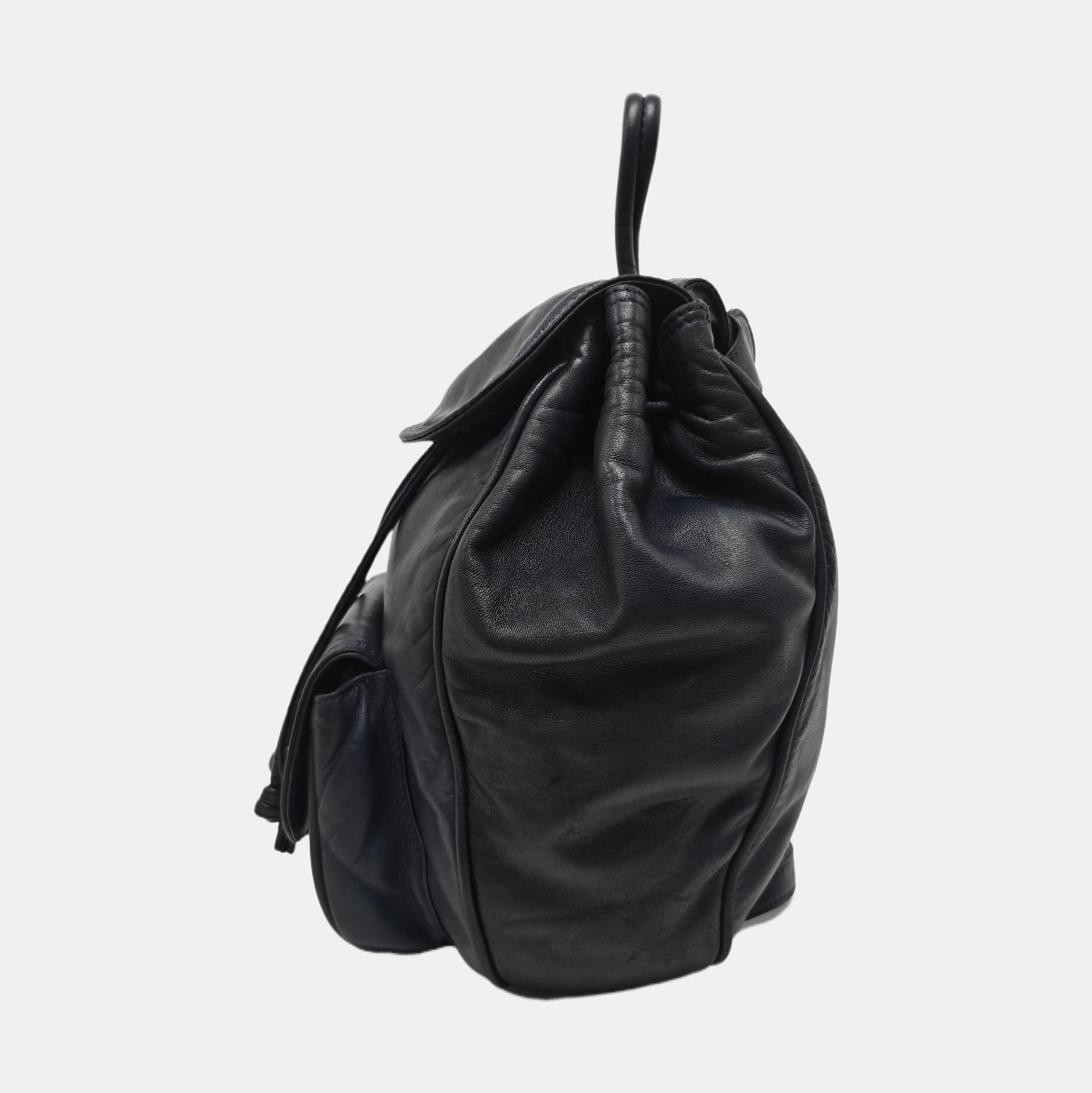 Lambskin Backpack Blue
