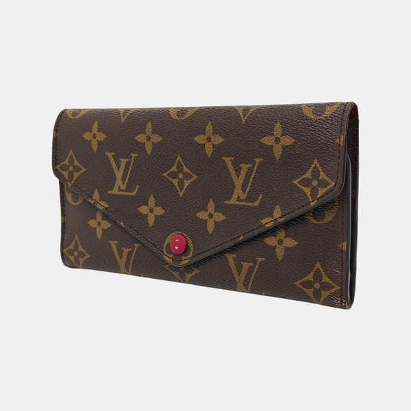 JOSÉPHINE Monogram Coated Canvas Brown Wallet
