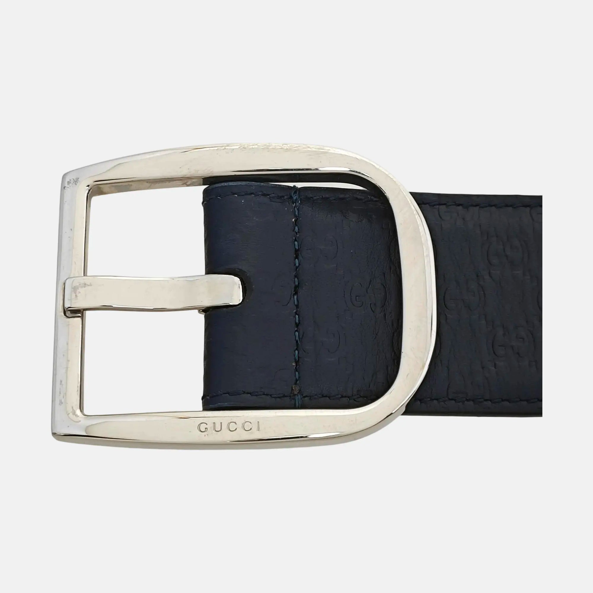 Leather Belt Blue