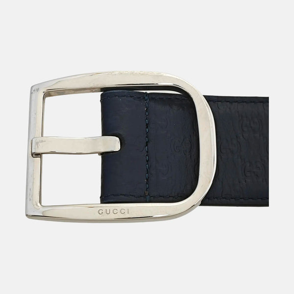 Leather Belt Blue