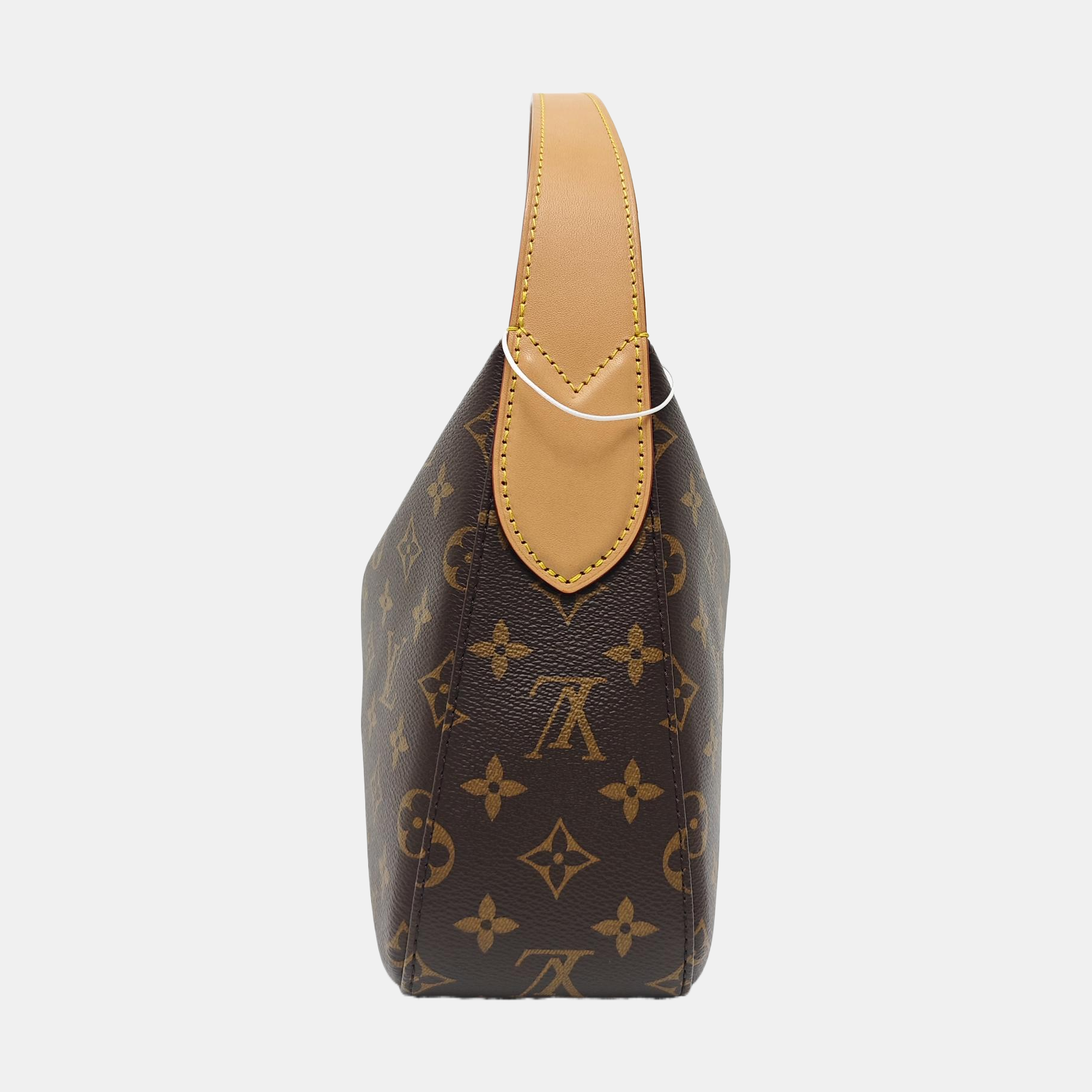 SLOUCHY PM Monogram Coated Canvas Brown