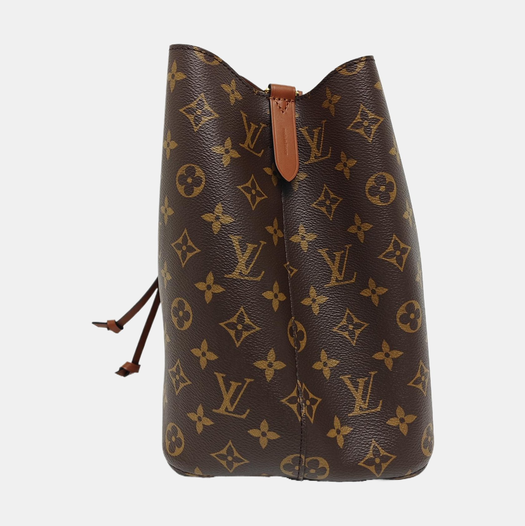 NÉONOÉ MM Monogram Coated Canvas Brown
