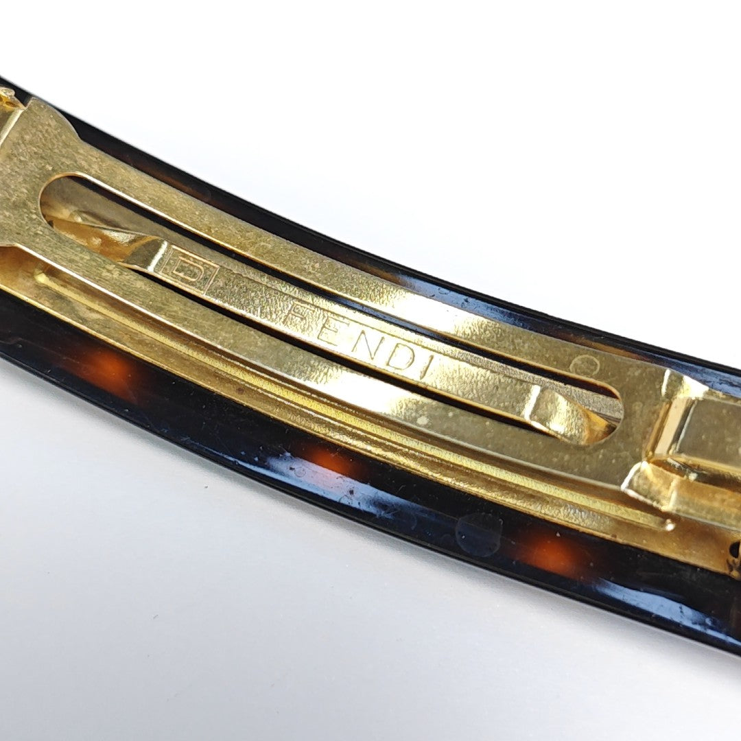 Synthetic Hair Clip Brown