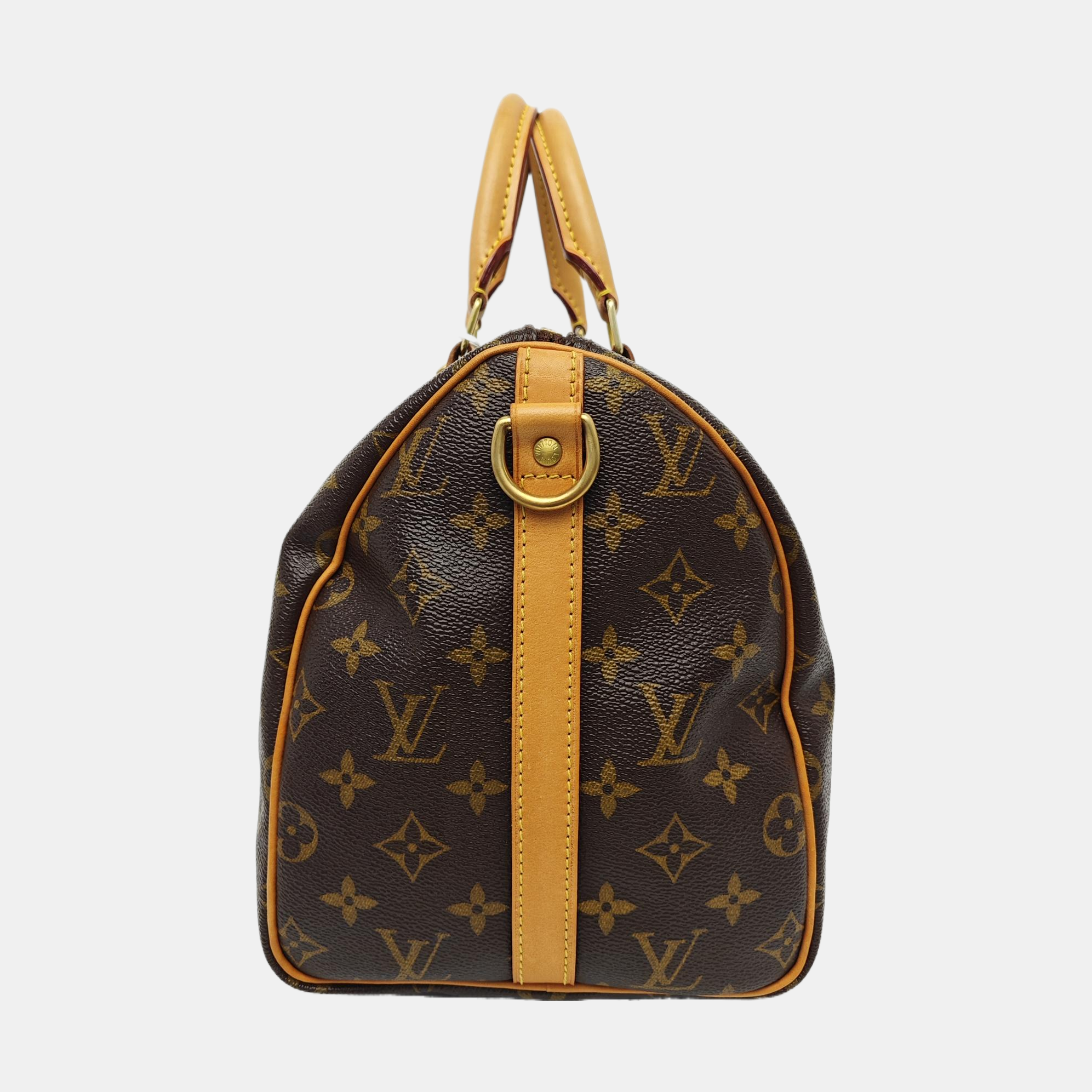 SPEEDY 30 Monogram Coated Canvas Brown