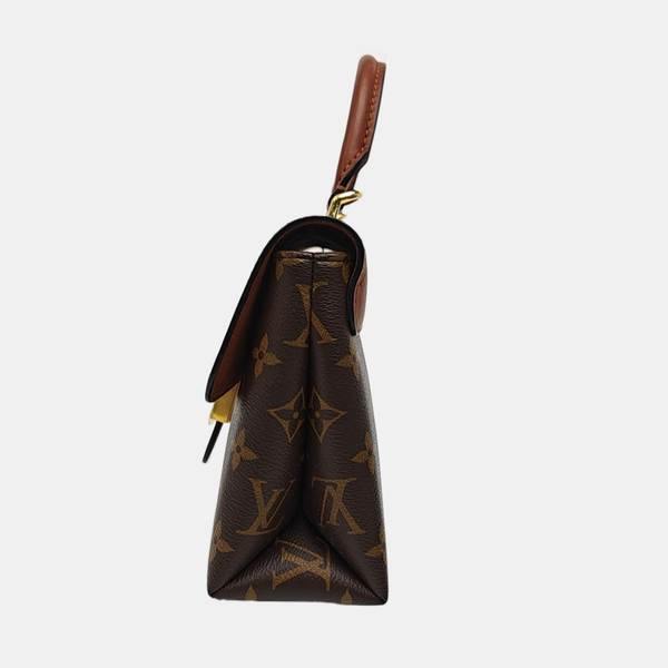 LOCKY BB Monogram Coated Canvas Brown