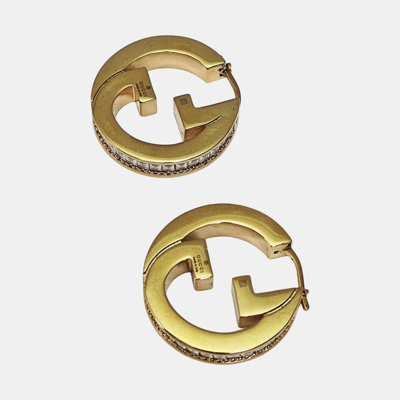 Metal Gold Stud Earrings