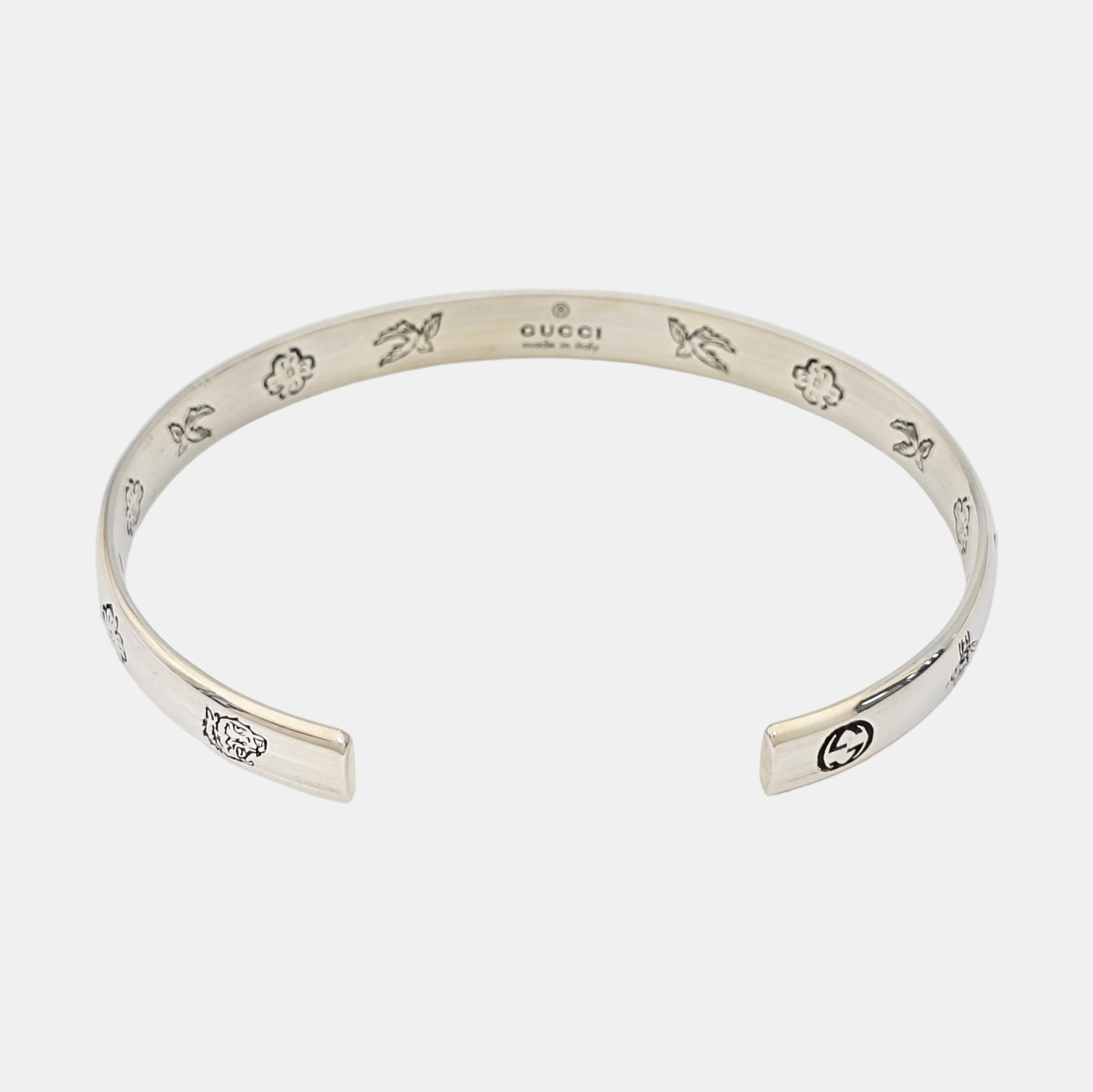 Blind For Love 925 Sterling Silver Bangle