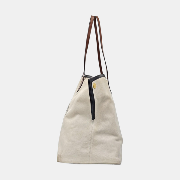 Canvas Shoulder Bag White