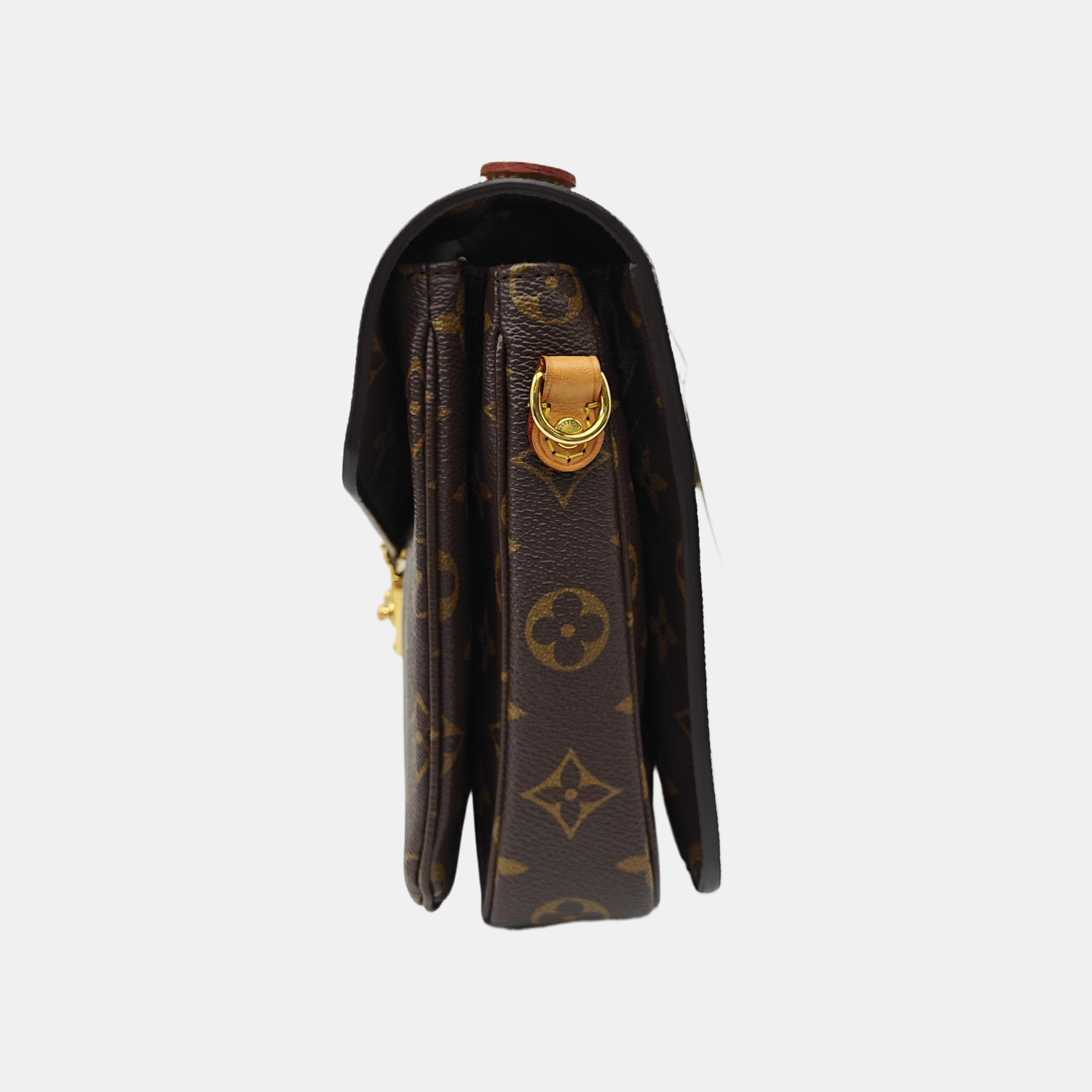 MÉTIS MM Monogram Coated Canvas Brown