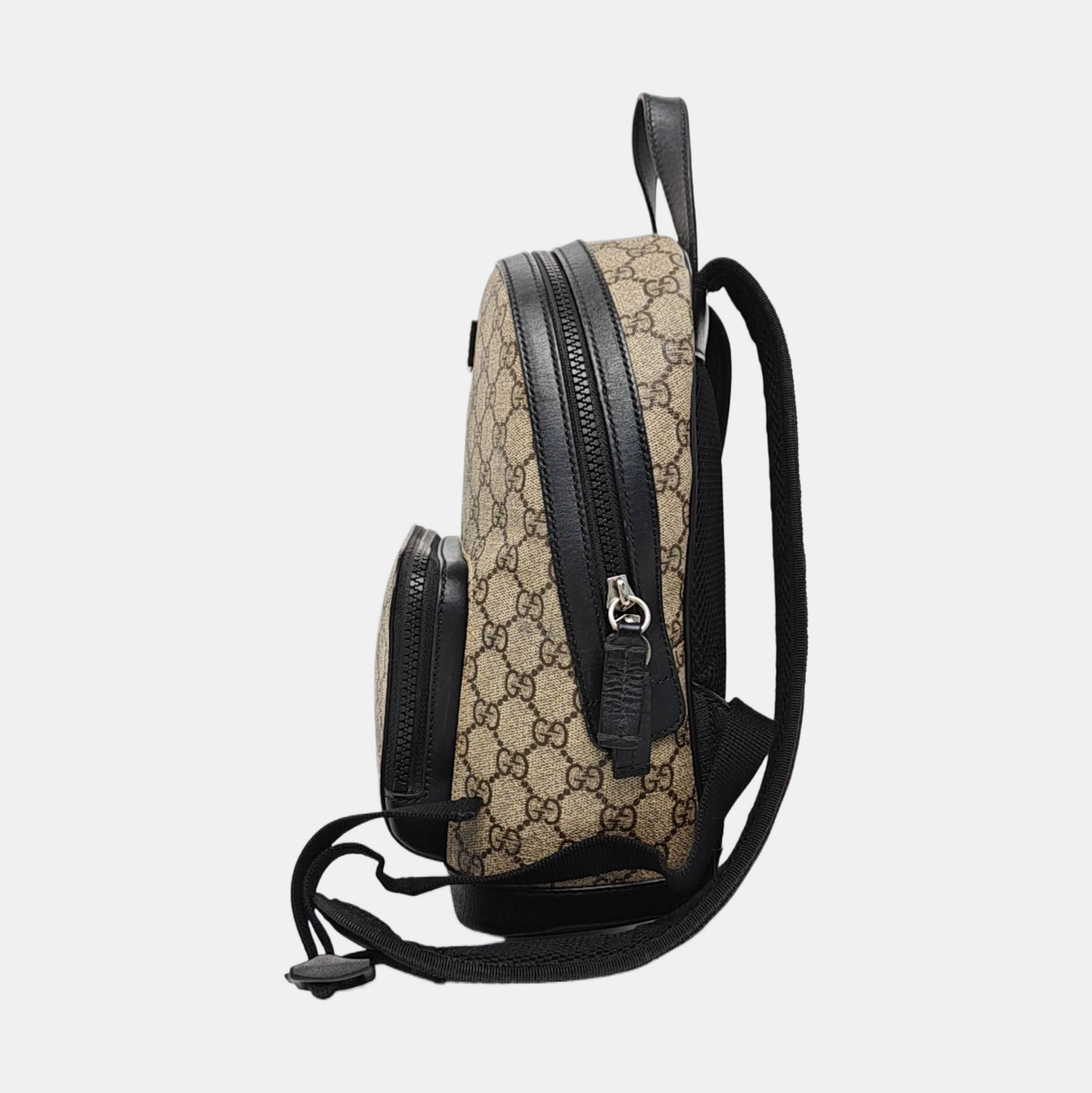 Eden Monogram Coated Canvas Beige
