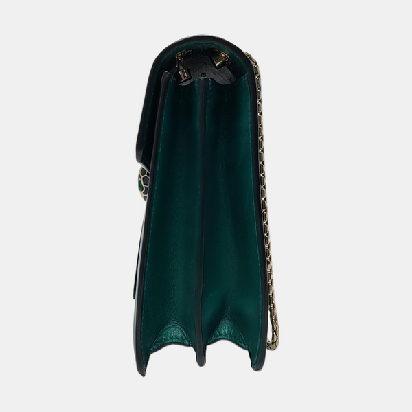 SERPENTI FOREVER Medium Calfskin Green
