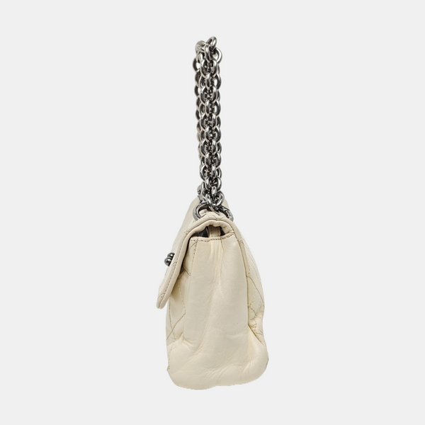 Quilted Lambskin White
