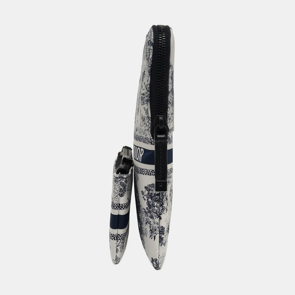 Diortravel Large Fabric Blue