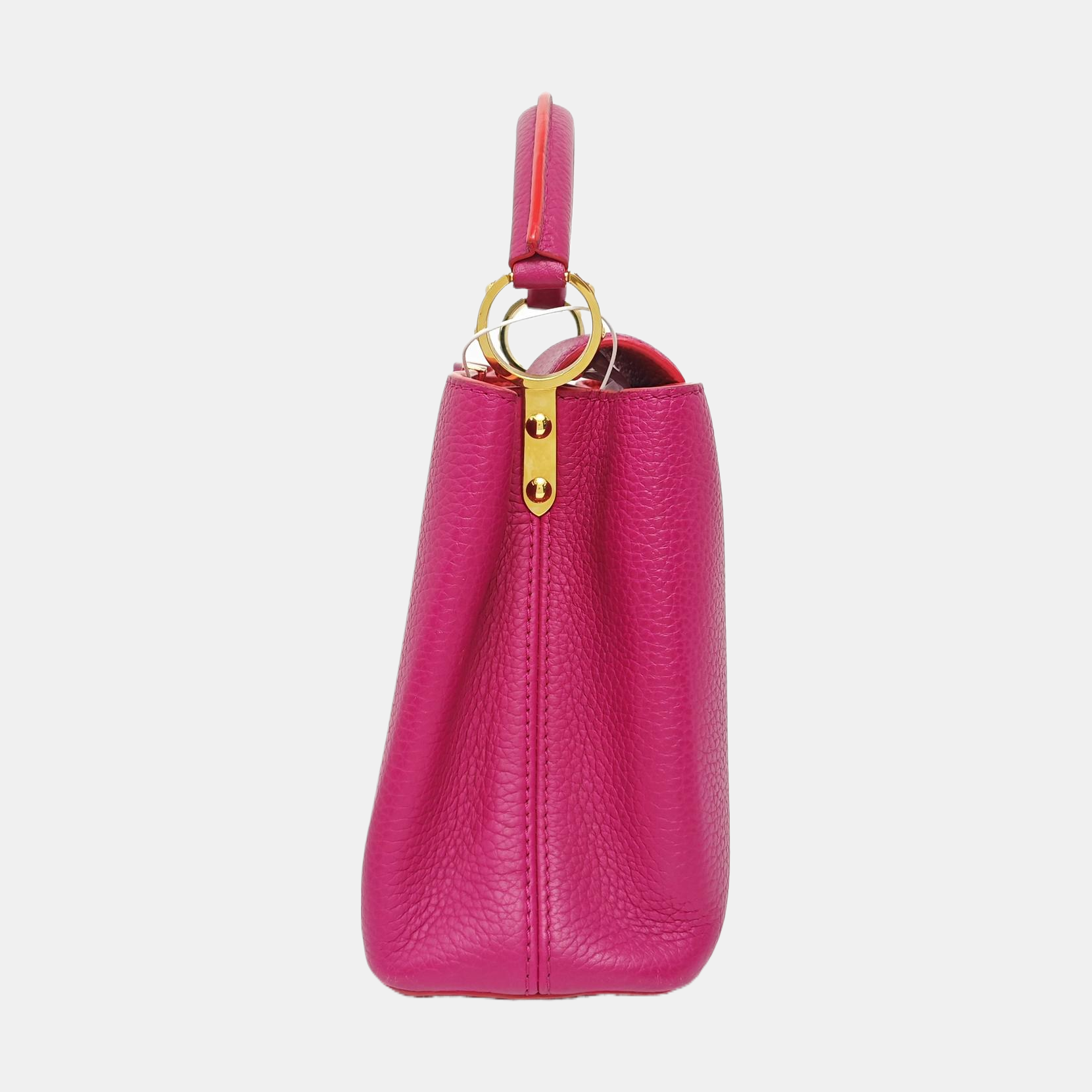 Authenticated pre-owned  CAPUCINES BB Calfskin Pink - Shoulder Bag at Looply